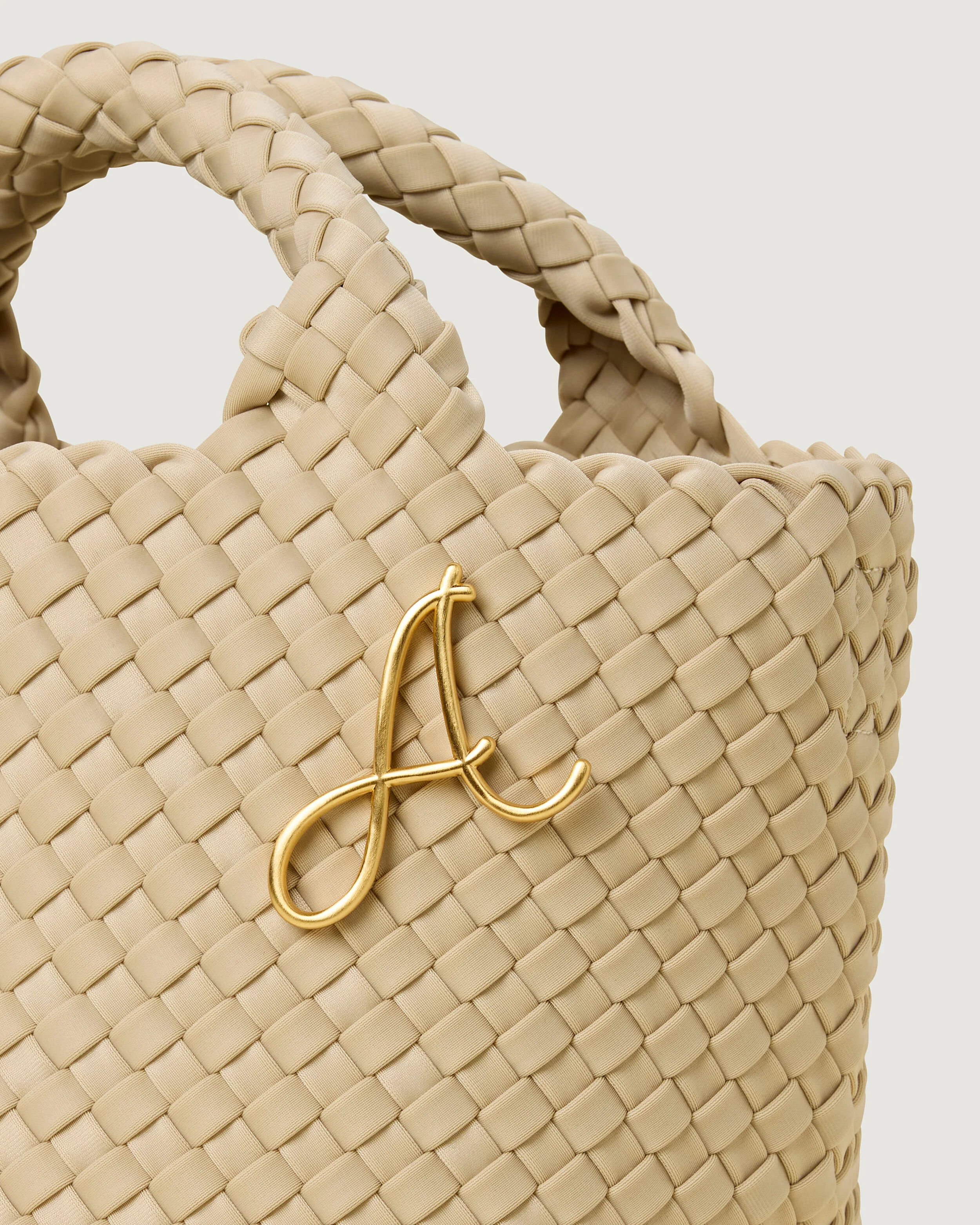 Alphabet Bag Charm | Brushed Gold - Image 4