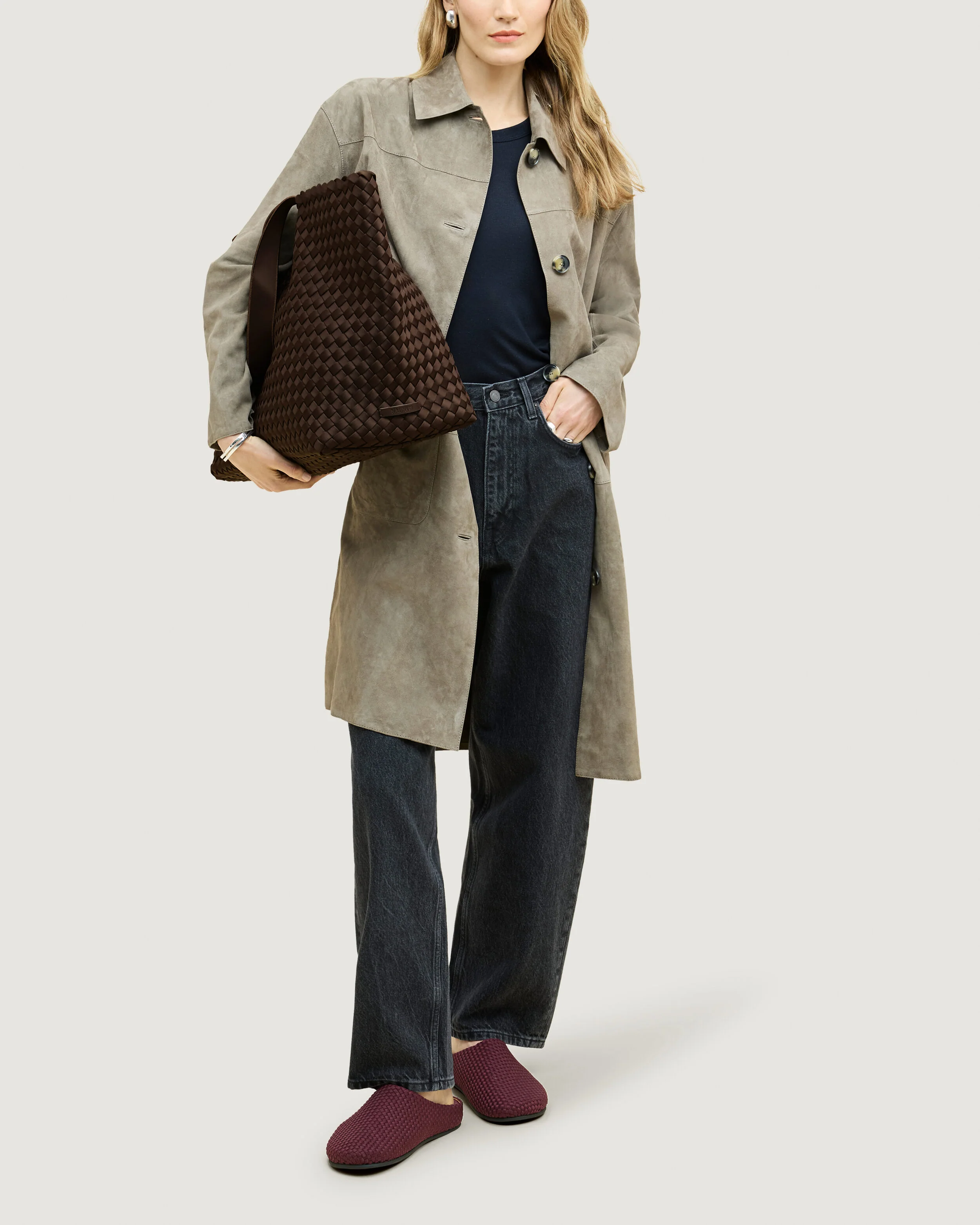 Como Large Tote | Chocolate - Image 4