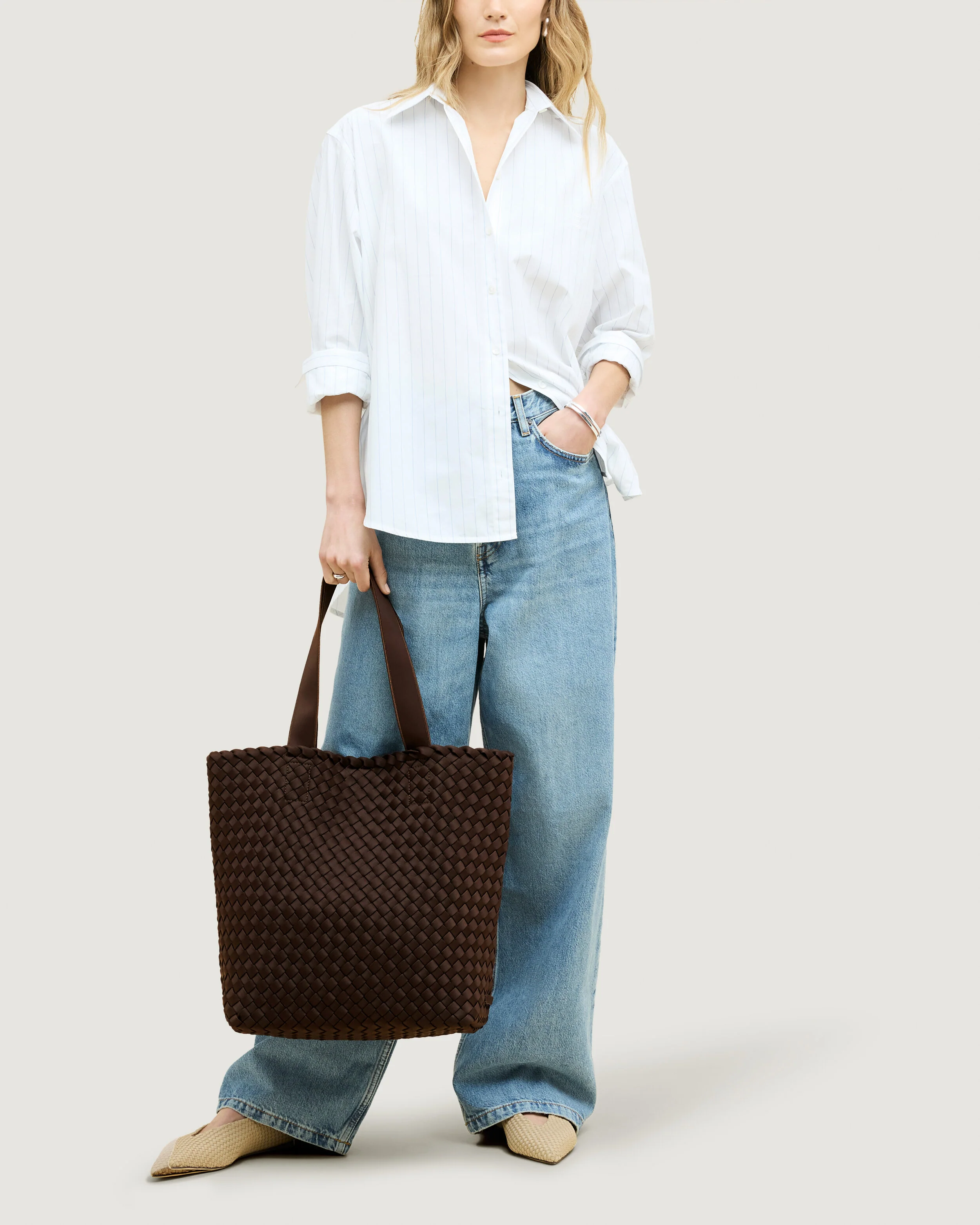 Como Shopper Tote | Chocolate - Image 4